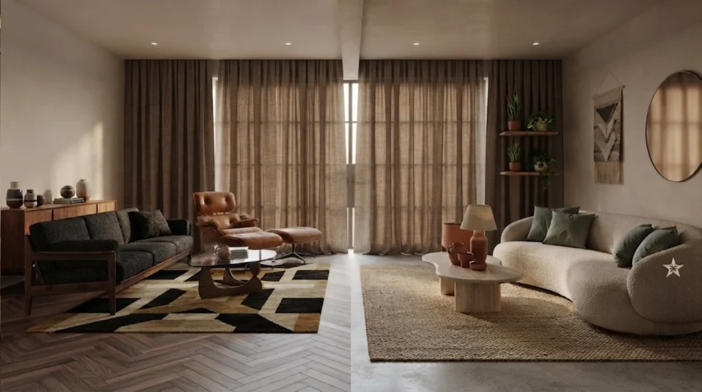 Balancing Styles in Modern and Contemporary Spaces